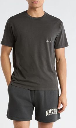 Museum of Peace and Quiet Signature Cotton Graphic T-Shirt in Black at Nordstrom, Size Xx-Large