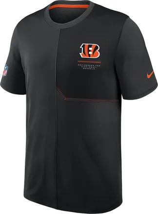 Nike Cincinnati Bengals Sideline Coach Nike Mens Dri-FIT NFL Top in Black | 03B251K9A-B8B