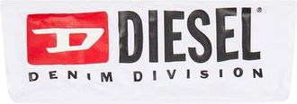 Diesel Bandeau bikini top with maxi logo - Bras - Woman - White