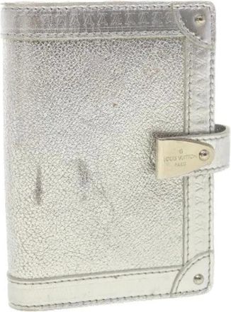 Louis Vuitton Pre-owned Accessories, female, Gray, Size: ONE SIZE Pre-owned Day Planner Cover
