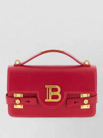 Balmain b-buzz 24 leather crossbody bag