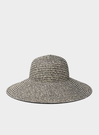 Simons Womens Two-tone straw hat