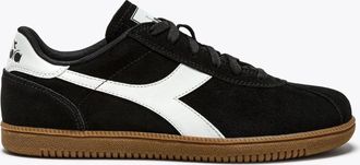 Diadora Mens Tokyo Black Trainer - Size UK 7