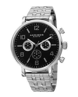Akribos XXIV Akribos Xxiv Mens Stainless Steel Watch