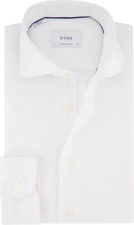 Eton Overhemden, Heren, Wit, XL, Wit zakelijk overhemd