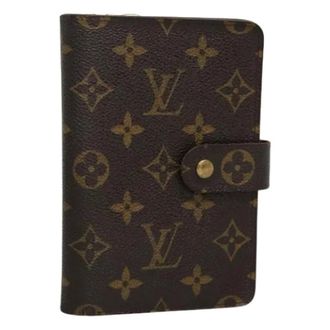 Louis Vuitton Pre-owned Wallets, female, Brown, Size: ONE SIZE Pre-owned Porte Papier Zip Wallet