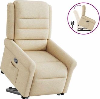 vidaXL Vidaxl - Sill&oacute;n Reclinable Elevable De Tela Color Crema