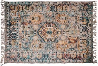 Novità Home Kataoui - alfombra tonalidades azul y amarillo