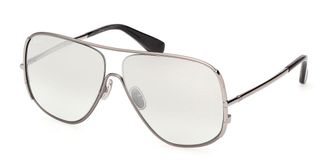 Max Mara MM0190 15C Womens Sunglasses Silver Size 60