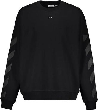 Off-white Off- Cotton Mens Sweatshirt