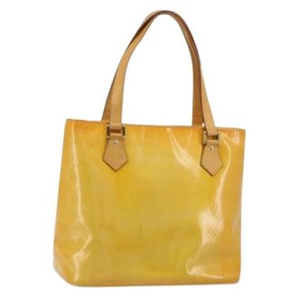 Louis Vuitton Pre-owned Tote Bags, female, Yellow, Size: ONE SIZE Pre-owned Houston Tote