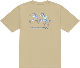 New Balance Running Graphic T-Shirt Asia Sizing Tan NEE26121-LB