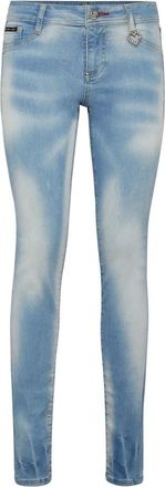 Philipp Plein Jegging TM - Dames - Skinny Jeans - Blauw - W27 - Katoen - Jeans