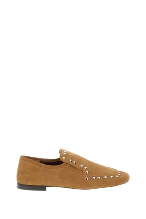 Wales Bonner Premium Suede Slip-On Slippers With Metal Stud Embellishments