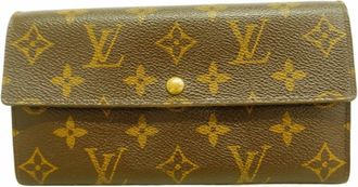 Louis Vuitton Brown Long Wallet (Bi-Fold) (Pre-Owned)
