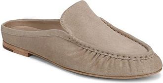 Vince Tevin Ruched Apron Toe Mule in Dark Clay at Nordstrom, Size 8.5