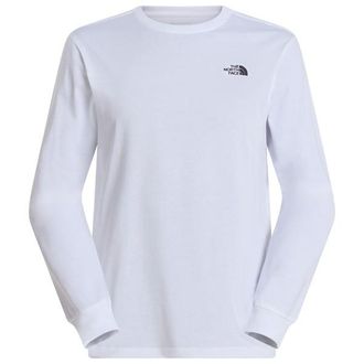 The North Face Evolution Simple Dome Regular Long Sleeve Longsleeve f&uuml;r Herren | wei&szlig;