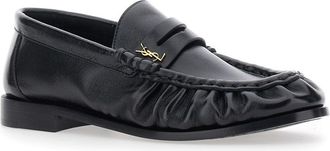 Saint Laurent Womens Loafers Le Loafer Black Leather