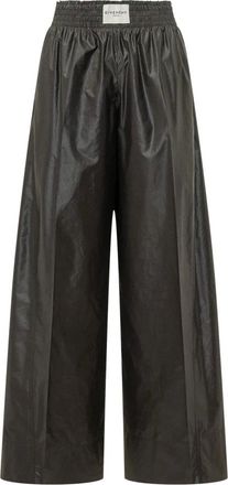 Givenchy Broeken, Dames, Zwart, S, Katoen, Cocoon Broek met Elastische Taille