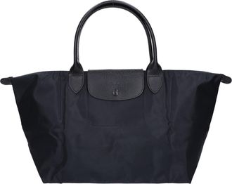 Longchamp Black Nylon Tote Bag (Pre-Owned)