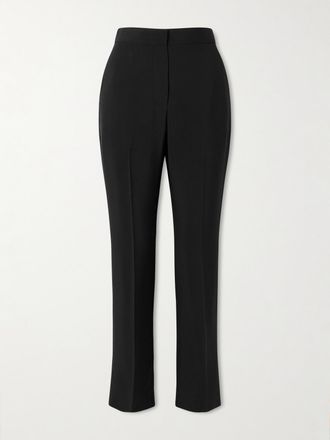Givenchy Pantaloni A Gamba Dritta In Cr&ecirc;pe - Nero