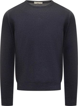FILIPPO DE LAURENTIIS Comfortabele Cloud Crew Neck Sweater - Heren - Ronde hals truien - Blauw - 4XL - Truien & Vesten