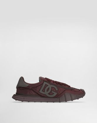 Dolce & Gabbana Dg Athletic Nylon Sneakers - Man Sneakers Purple 41.5