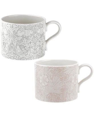 Spode Set Of 2 Morris & Co. 12Oz Mugs: Marigold & Brer Rabbit