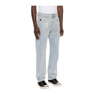Icecream Straight Jeans, male, Blue, Size: W30 Straight Jeans