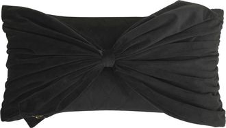 Juicy Couture Velvet Bow Accent Pillow in Black at Nordstrom Rack