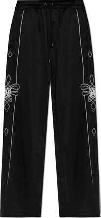 Amiri Lasso Track Pant - Heren - Sweatpants - Zwart - L - Polyester - Broeken