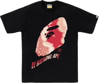 A Bathing Ape Tie Dye Twist By Bathing Ape T-Shirt Black 1L30-110-043-BLK