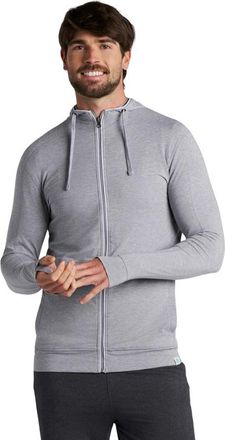 Coolibar Mens LumaLeo Zip-Up Hoodie, UPF 50+ Sun Protection in Grey Heather at Nordstrom, Size Medium