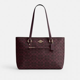 Coach Station Tote Bag In Signature Canvas