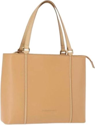 Burberry Pre-owned Handbags, female, Beige, Size: ONE SIZE Pre-owned Vintage Handbag