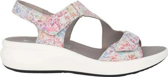 Mephisto Kleurrijke Damessandaal - Comfortabele Stijl - Dames - Sleehakken - Veelkleurig - 35 EU - Schoenen