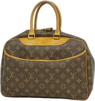 Louis Vuitton Pre-owned Handbags, female, Brown, Size: ONE SIZE Pre-owned Deauville Handbag