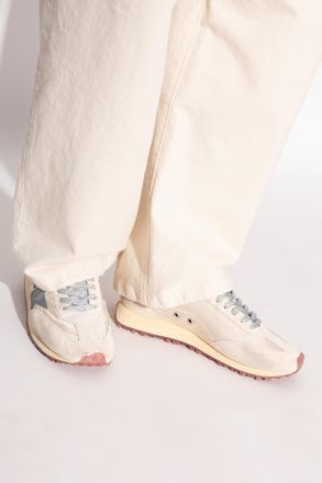 Golden Goose Sports Shoes RUNNING MARATHON M77, Mens, Cream