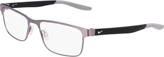 Nike Zonnebril Montuur in Satin Gunmetal - unisex - Brillen - Grijs - 54 MM - Accessoires