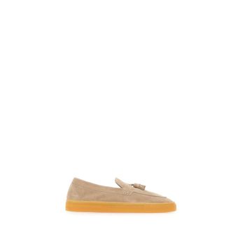 Copenhagen Loafers, male, Beige, Size: 12 US Round-toe Tassel Loafer