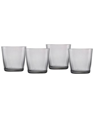 Zwiesel Glas Set of 4 Together Crystal Glass Graphite DOF Glasses