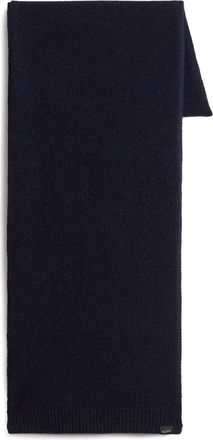 Woolrich Sciarpa con etichetta logo mini - Blu