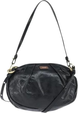 Chlo&eacute; Pre-owned Cross Body Bags, female, Black, Size: ONE SIZE Pre-owned Vintage Shoulder Bag