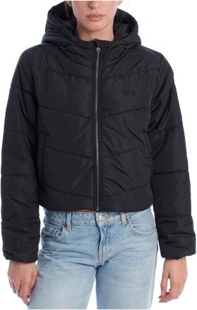 Vans MTE Foundry Crop Puff Jacket - Dames - Zomerjassen - Zwart - XL - Polyester - Jassen
