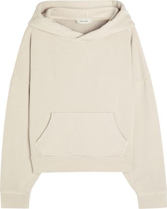 Entire studios Heavy Hooded Cotton Sweatshirt - Off White - XL
