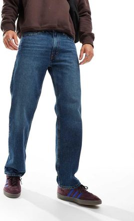 Levi's 555 - Jeans dritti comodi stile 96 lavaggio blu medio