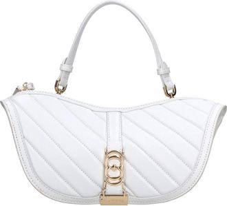 La Carrie Plumar Double Eye Leren Tas - Dames - Handtassen - Wit - ONE Size - Leer - Tassen