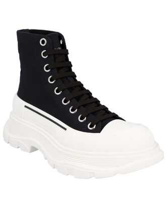 Alexander McQueen Alexander Mcqueen Womens Canvas Tread Slick Boot, Never Worn (Authentic Pre- Loved)