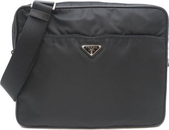 Prada Black Nylon Shoulder Bag (Pre-Owned)