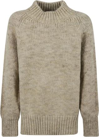 Maison Margiela Stijlvolle Sweaters voor Mannen en Vrouwen - Dames - Coltruien - Groen - M - Katoen - Truien & Vesten